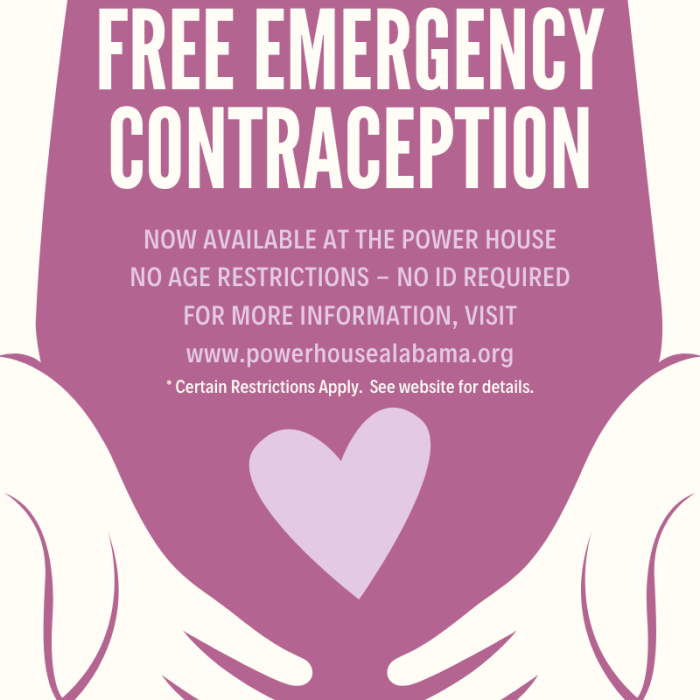 Free Emergency Contraception Graphic